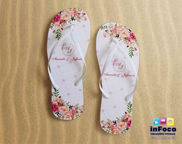 Chinelos Personalizados Casamentos Mod29 - Image 2